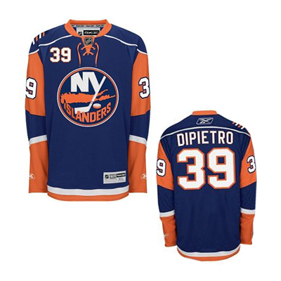 Rick DiPietro Home Jersey Blue #39 NHL New York Islanders Jersey