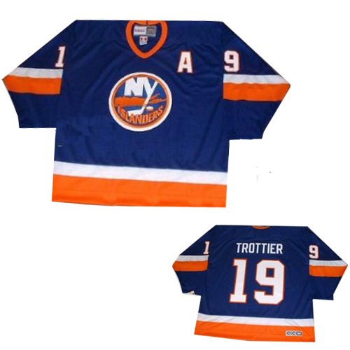 Bryan Trottier Blue jersey, New York Islanders #19 NHL jersey