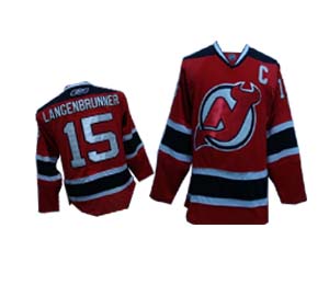 Red  Langenbrunner jersey, New Jersey Devils #15 NHL  jersey