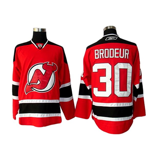 Brodeur Jersey Red  #30 New Jersey Devils NHL  Jersey