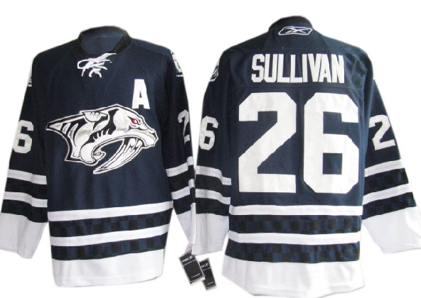 Dark Blue  Sullivan jersey, Nashville Predators #26 NHL  jersey
