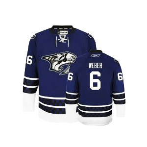 Shea Weber Blue  jersey, Nashville Predators #6 NHL  jersey