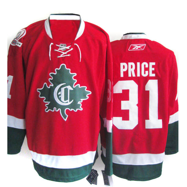 Red  Price Canadiens #31 NHL Jersey