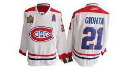 White  Gionta Canadiens #21 2011 Heritage Classic NHL Jersey