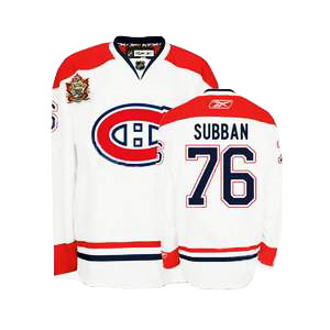 Montreal Canadiens #76 PK Subban White 2011 Heritage Classic NHL jersey