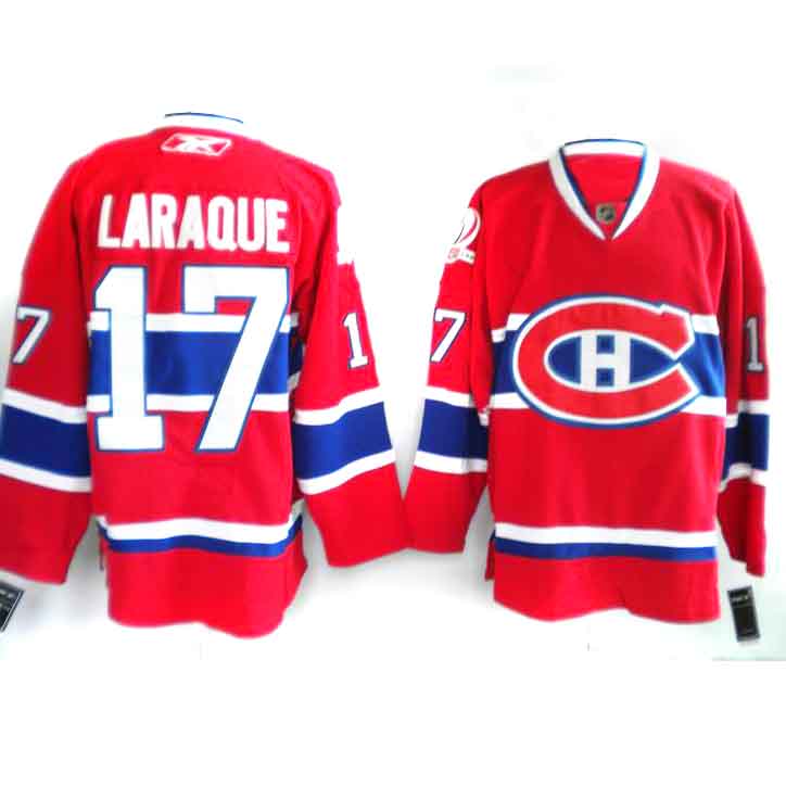 Montreal Canadiens #17 Red  Laraque New CH NHL jersey