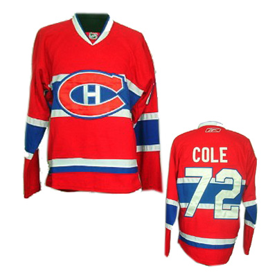 Montreal Canadiens #22 Cole Red CH Patch NHL jersey