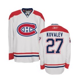 White  Kovalev NHL Montreal Canadiens #27 Jersey