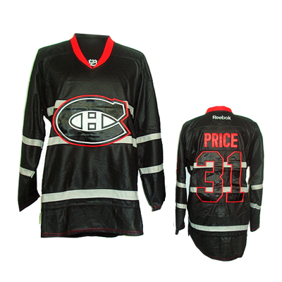 Black  PRICE Canadiens #31 NHL Jersey