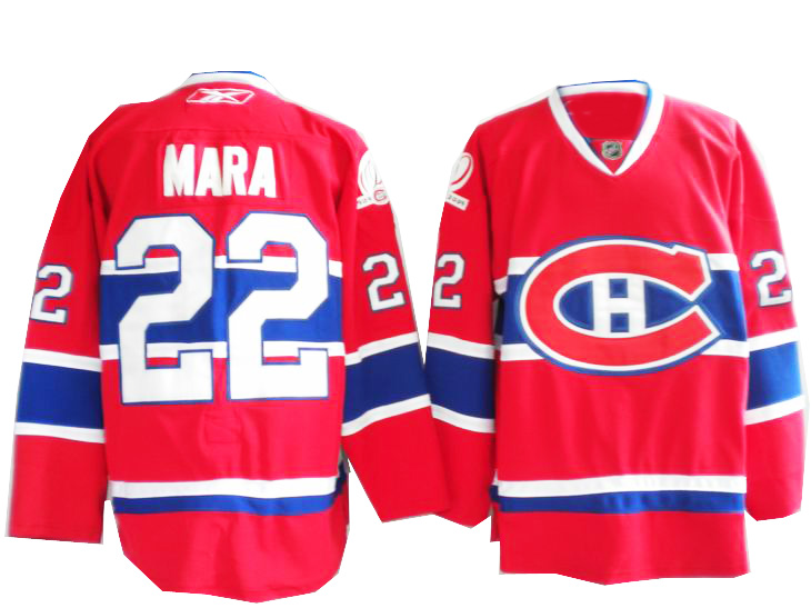 Mara Jersey: Montreal Canadiens #22 New CH NHL Jersey in Red 