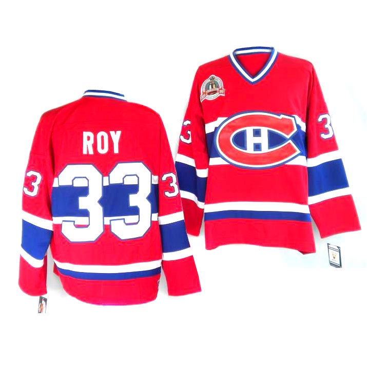 Montreal Canadiens #33 Roy Red NHL jersey