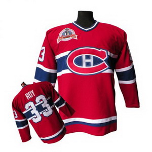 Canadiens #33 Roy Red  Mitchell and Ness NHL Jersey