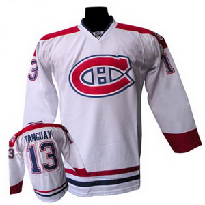 White  Tanguay jersey, Montreal Canadiens #13 NHL jersey