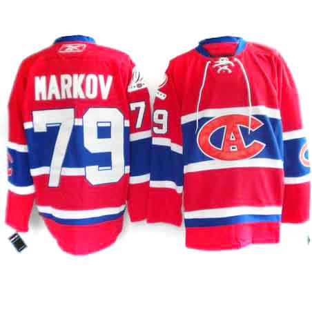 Montreal Canadiens #79 Markov New CA NHL jersey in Red 