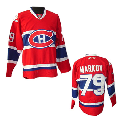 Markov Red  Canadiens NHL Jersey