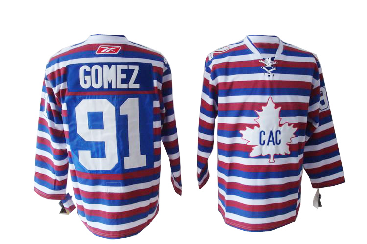 Purple  Gomez jersey, Montreal Canadiens #91 NHL jersey