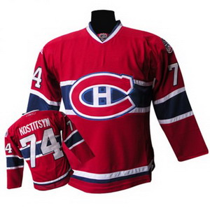 Red  Kostitsyn jersey, Montreal Canadiens #74 NHL jersey