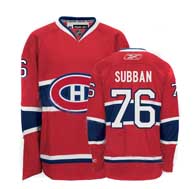 Red  Subban Canadiens #76 NHL Jersey