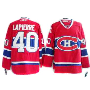 #40 Lapierre Red  Montreal Canadiens New CH NHL jersey