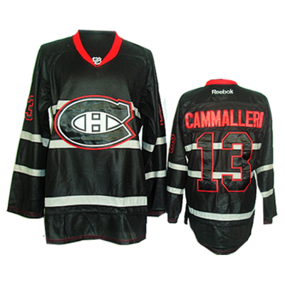 Montreal Canadiens #13 Black  CAMMALLERI NHL jersey