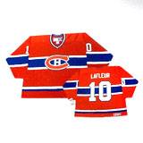 Red  Guy Lafleur Throwback CCM NHL Montreal Canadiens #10 Jersey