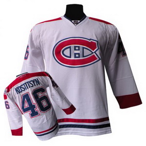 Montreal Canadiens #46 Andrei Kostitsyn NHL jersey in White 