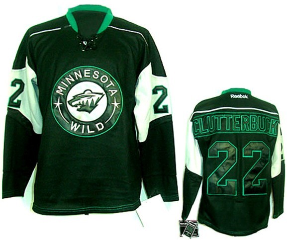 Green  Clutterbuck Wild #22 Ice NHL Jersey