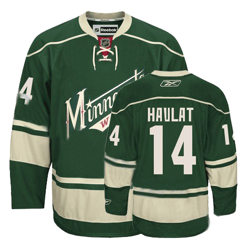 Wild #14 Havlat Green  NHL Jersey