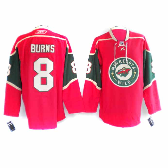 Burns Red  Wild NHL Jersey
