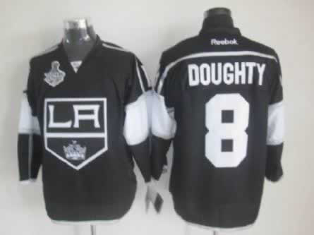 Black Brown jersey, Los Angeles Kings #8 3RD With 2012 Champions Cup Patch NHL jersey