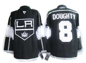 Los Angeles Kings #8 Doughty NHL jersey in Black