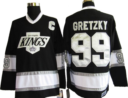 gretzky Jersey: Los Angeles Kings #99 NHL Jersey in Black