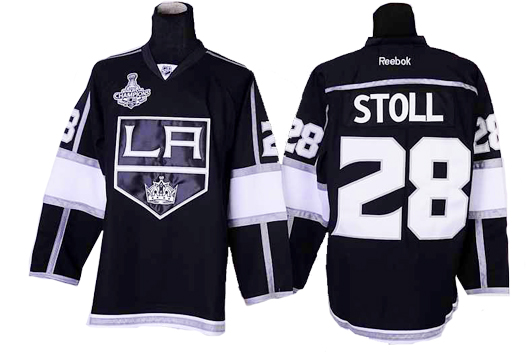 Stoll Jersey black #28 Los Angeles Kings NHL Jersey