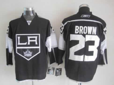 Brown Black jersey, Los Angeles Kings #23 3RD jersey