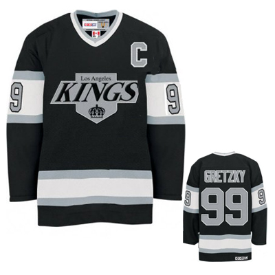 Los Angeles Kings #99 Wayne Gretzky Black NHL jersey