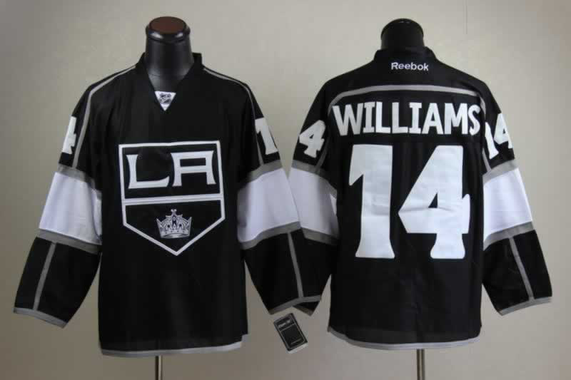 Black Williams jersey, Los Angeles Kings #14 3RD jersey