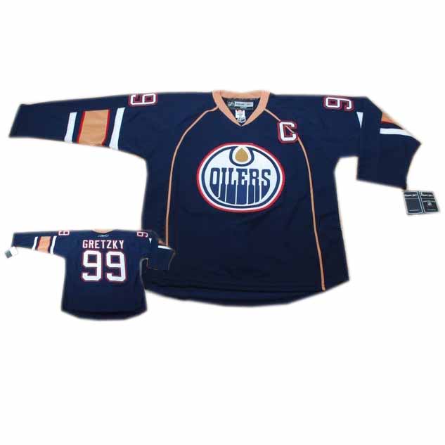 Blue Gretzky jersey, Edmonton Oilers #99 Premier NHL jersey