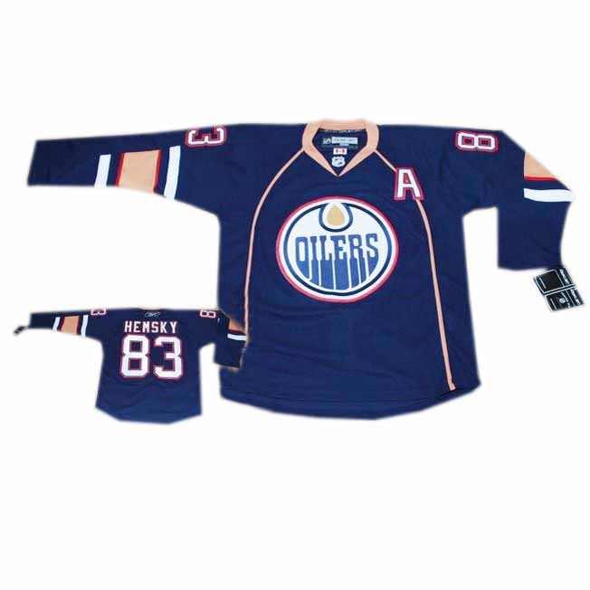 Hemsky Blue  jersey, Edmonton Oilers #83 Premier NHL jersey
