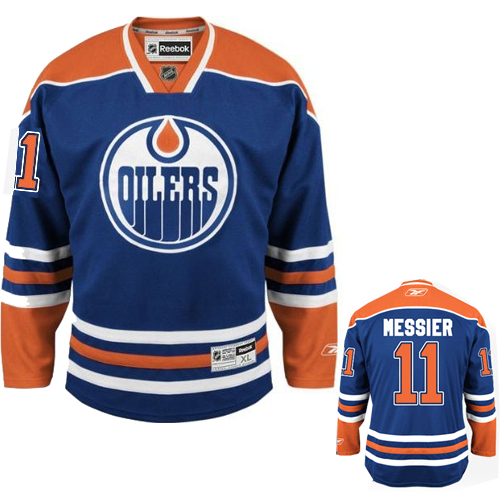 Edmonton Oilers #99 Light Blue Mark Messier Home NHL jersey