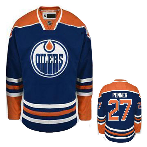 Penner Jersey: Edmonton Oilers #27 CCM NHL Jersey in Blue 