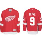 #9 Gordie Howe Red Detroit Red Wings NHL jersey