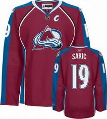 Sakic Red Jersey,  NHL Colorado Avalanche #19 Jersey
