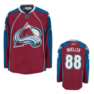 Peter Mueller Jersey Blue Premier #88 NHL Colorado Avalanche Jersey