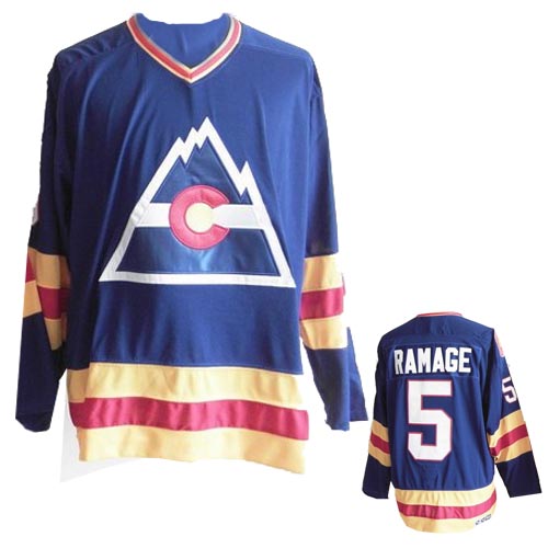 #5 Blue Ramage Uniform NHL Colorado Avalanche Jersey