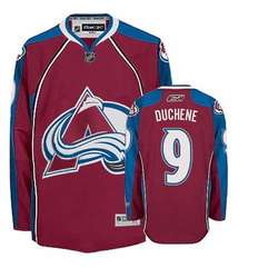 Avalanche #9 Duchene Red NHL Jersey