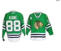 Green Patrick Kane Blackhawks NHL #88 Jersey
