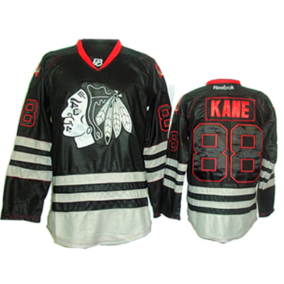 black KANE Blackhawks NHL #88 Jersey
