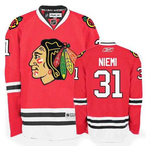 Antti Niemi Red Blackhawks NHL Jersey