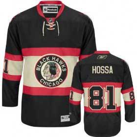 #81 Marian Hossa black Chicago Blackhawks Winter Classic NHL Jersey