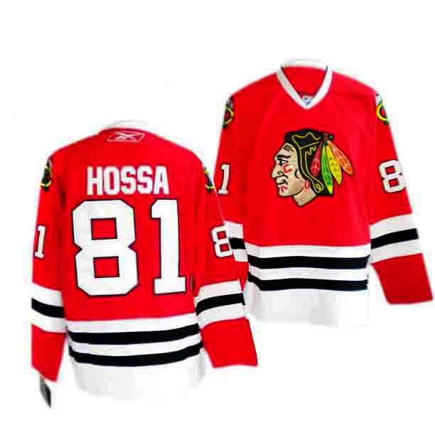 Hossa Red Blackhawks NHL Jersey